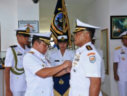 Pangarmabar Pimpin Upacara Pengukuhan Dansatrol Lantamal Jajaran Koarmabar