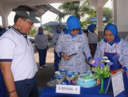 Jalasenastri Korcab IV DJA I Gelar Lomba Senam Tobelo dan Menghias Cake
