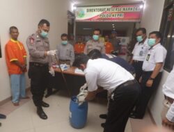 Polisi Musnahkan Sabu, Hasil Tangkapan di Pelabuhan dan Bandara