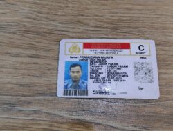 Ditemukan SIM C Atas Nama Pramudana Wijaya