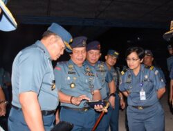 Pangkoarmada I Tinjau Pelabuhan Tanjung Berakit yang Belum Bisa Dioperasikan