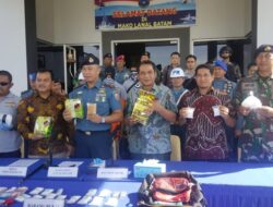Lanal Batam Gagalkan Penyelundupan 4,9 Kg Sabu dari Malaysia