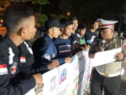 Satlantas Polresta Barelang Sosialisasikan Millenial Road Safety Festival Bersama Ratusan Klub Motor