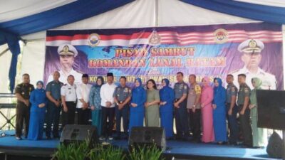 Kolonel Laut (P) Alan Dahlan Resmi Jabat Danlanal Batam, Gantikan Kolonel Laut (E) Iwan Setiawan