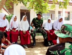 Hadapi Ujian Try Out, Satgas TMMD Motivasi Giat Belajar ke Siswa SDN 001 Sembulang Batam
