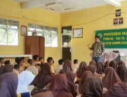 Pelajar SMPN 18 Sembulang Batam Ikuti Pembinaan Mental Spiritual di Program TMMD ke 104