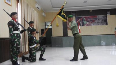 Danyonarmed 12 Kostrad Terima Laporan Korps Raport Pindah Satuan