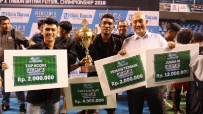 PLN Batam Sabet Juara 3 ATB Cup X Futsal Championship 2019