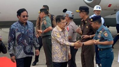 Komandan Lantamal IV Sambut Wapres di Batam