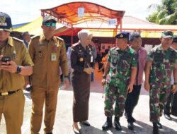 Komandan Lantamal IV Pantau Pelaksanaan Pencoblosan di Sejumlah TPS