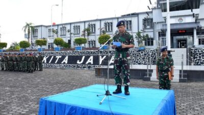 Libur Lebaran, Danlantamal IV Sampaikan Pesan Kasal Kepada Personel yang Bertugas