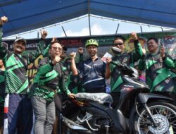 Ultah Komunitas Fun Bike ke-5, Danrem 082/CPYJ Berikan Hadiah 1 Unit Motor dan 9 Sepeda