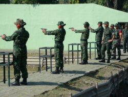 Asah Kemampuan, Prajurit Korem 084/Bhaskara Jaya Ikuti Latihan Menembak