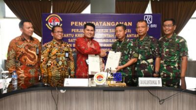 BRI-Lantamal IV Kerjasama Penggunaan Kartu Kredit Pemerintah
