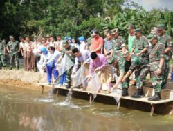 Serbuan Teritorial, Lantamal IV Tanam 13 Ribu Bibit Mangrove dan Tebar 50 Ribu Bibit Lele