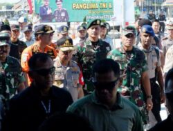 Panglima TNI dan Kapolri Tinjau Sejumlah Jalan Tol di Ngawi