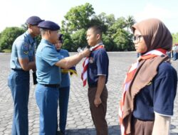 Puluhan Pelajar Ikuti Bintal Juang Remaja Bahari di Mako Lantamal IV