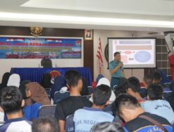 Polisi Militer Lantamal IV Beri Materi Cegah Kenakalan Remaja ke Peserta BJRB
