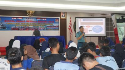 Polisi Militer Lantamal IV Beri Materi Cegah Kenakalan Remaja ke Peserta BJRB