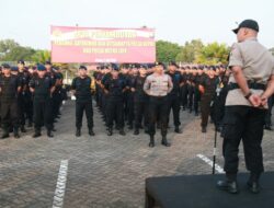 Usai Tugas di Jakarta, Ratusan Brimob dan Samapta Kembali ke Markas Polda Kepri