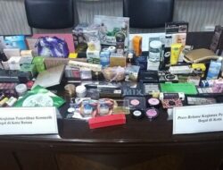 Ribuan Kosmetik dan Obat Tanpa Izin Edar Disita BPOM Kepri