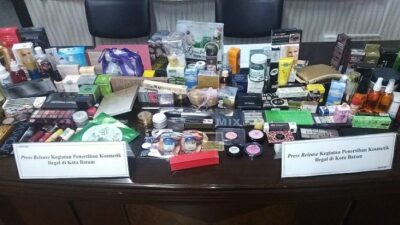Ribuan Kosmetik dan Obat Tanpa Izin Edar Disita BPOM Kepri