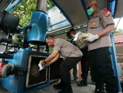 32 Kg Sabu Hasil Operasi Selama Agustus di Musnahkan Polda Kepri