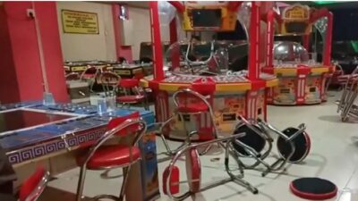 Gelper 666 Game Zone Kapital Plaza Diserang Belasan OTK