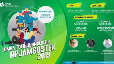 BP JAMSOSTEK Gelar Lomba Foto Jurnalistik, Total Hadiah Rp42 Juta