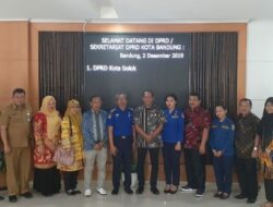 Rombongan DPRD Solok Kunjungi DPRD Bandung