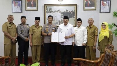 Amankan Pilkada, Wako Solok dan Kapolres Solok Tandatangani NPHD