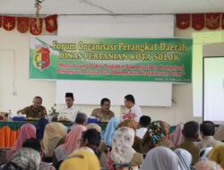Wawako Solok Buka Forum OPD Dinas Pertanian