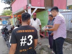 Lawan Corona, D-Station Community Bagikan 1.000 Masker ke Warga Solok