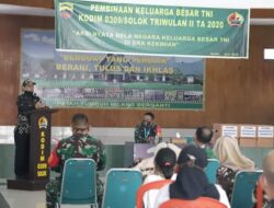 Ketua FKPPI Solok Hadiri Pembinaan Keluarga Besar TNI Kodim 0309