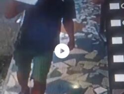 Terekam CCTV, Tabung Gas Milik Pedagang di Lytech Home Center Digondol Maling