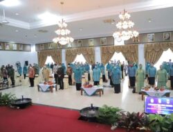 Wawako Solok Hadiri Peluncuran Gerakan Tiga Juta Masker di Padang