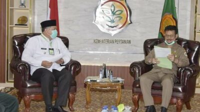 Wali Kota Solok Presentasikan Program SArS Dihadapan Mentan