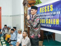 Reses di IX Korong Solok, Rusdi Saleh Tampung Keluhan Warga