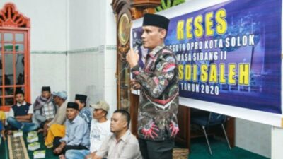 Reses di IX Korong Solok, Rusdi Saleh Tampung Keluhan Warga