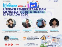 Dewan Pers Ingatkan Media Netral di Pilkada Serentak 2020