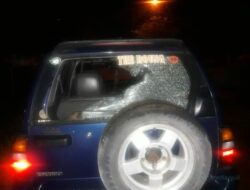 Kaca Mobil Wartawan Dipecahi Orang Tak Dikenal di Batu Aji