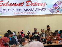 Pjs Wako Solok Sambut Tim Penilai Peduli Wisata Award Sumbar Tahun 2020