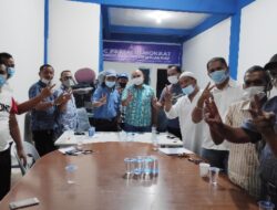 Jalin Silaturahmi, Relawan Basis Sambangi Kantor DPAC Demokrat Bengkong