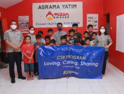 Rayakan HUT ke 10, Aston Bogor Berbagi Kasih Bersama Anak Yatim