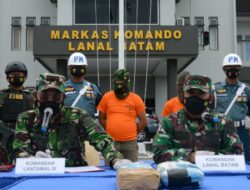 Lanal Batam Gagalkan Penyelundupan 4 Kg Sabu Asal Malaysia, 2 Kurir Diringkus