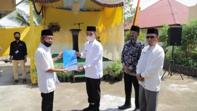 Wawako Solok Resmikan Masjid Babussalam Simpang Rumbio