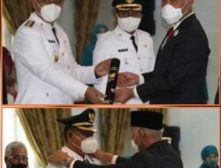 Gubernur Sumbar Lantik Bupati Solok dan Solok Selatan