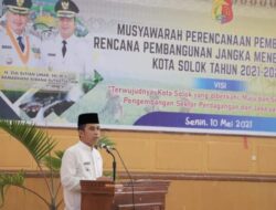 Ramadhani Buka Musrenbang RPJMD Kota Solok 2021-2026
