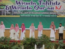 Wawako Solok Buka Wisuda Tahfidz dan Qur’an SDIT Alam Golden School 