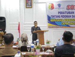 Wawako Solok Buka Pelaksanaan Sosialisasi Peraturan BKPM dan Bimtek LKPM
